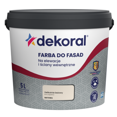 Dekoral Farba DO FASAD Delikat beżowy 5 l