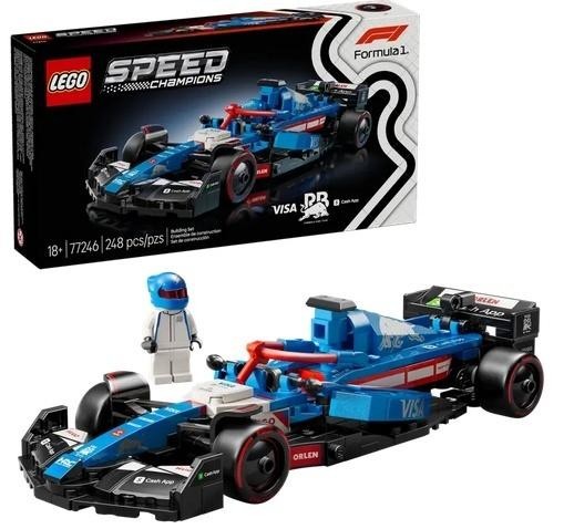 LEGO SPEED CHAMPIONS 77246 (4szt) Bolid F1 Visa..