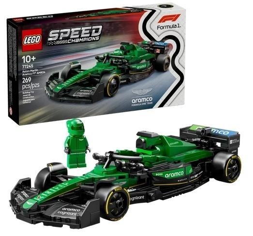 LEGO SPEED CHAMPIONS 77245 (4szt) Bolid F1 Aston