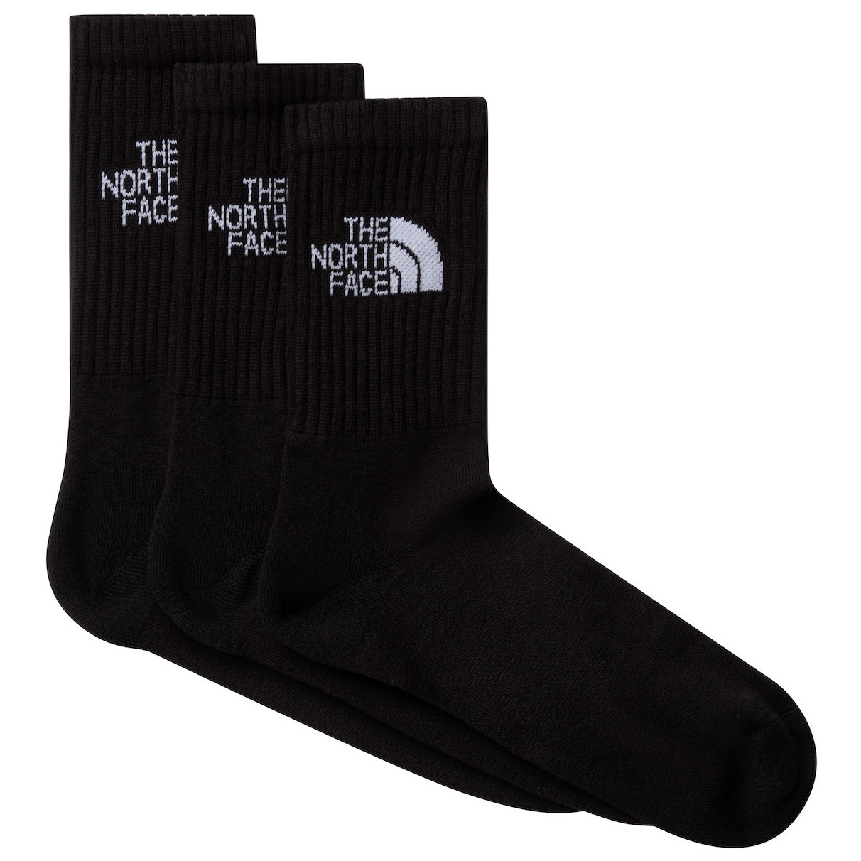 Skarpety męskie The North Face Everyday Standard Crew Sock - 3P Rozmiar skarpet: M / Kolor: czarny