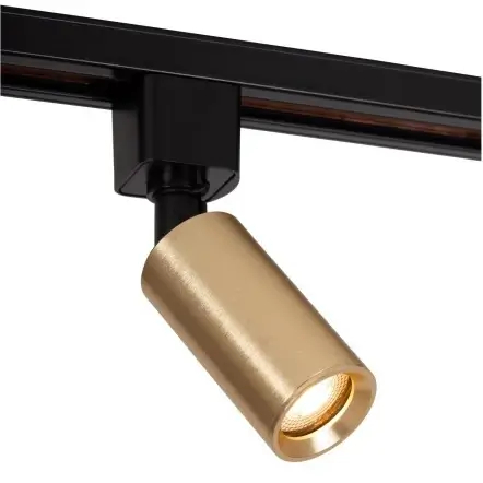 Szynowa lampa jednofazowa nasufitowa RITMO 09960/01/02 regulowana czarna złota