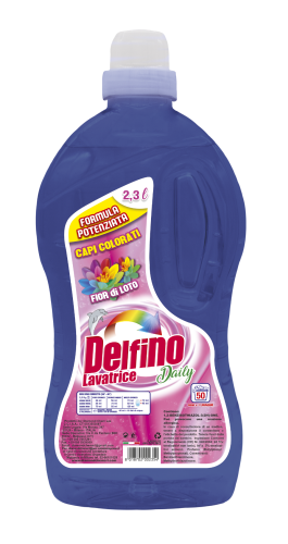 Delfino Fiori Di Loto 2,3L – włoski płyn do prania 50 prań, delikatny zapach kwiatu lotosu i skuteczne pranie