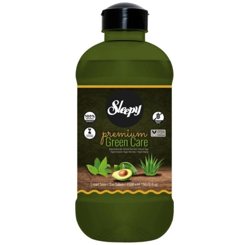 Sleepy Green Care Avocado 1,5 l – zapas mydła w płynie z ekstraktem z awokado