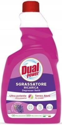 Dual Power Sgrassatore Lavender Ricarica Degreaser Refill 750 ml – włoski odtłuszczacz lawendowy w opakowaniu uzupełniającym