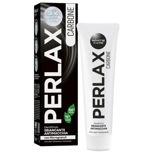Perlax Carbone 75ml pasta do zębów, aktywny węgiel, skuteczne wybielanie