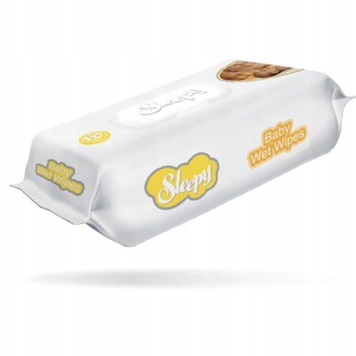 Sleepy Baby Wet Wipes Yellow 70szt chusteczki nawilżane dla dzieci
