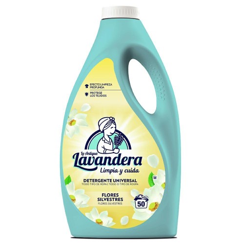 Lavandera Dzikie Kwiaty 2,5L – hiszpański żel do prania, 50 prań, intensywny zapach kwiatów