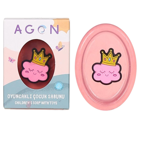 Agon Kids Rose 50g mydło dla dziecka z zabawką niespodzianką