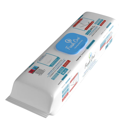 Fresh One MOP Ocean 50 szt. 4XL – nawilżane chusteczki do podłóg o zapachu oceanu, XXL