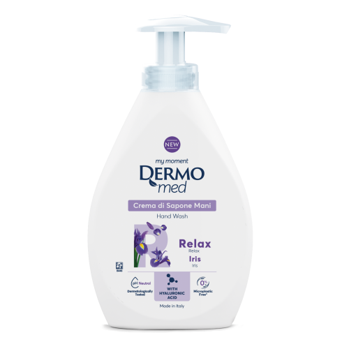 Dermomed Relax Iris 300ml mydło w płynie z irisem, relaksujący zapach i nawilżenie