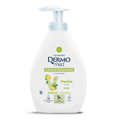 Dermomed Vitalita Lime 300ml mydło w płynie z limonką, orzeźwiający zapach i nawilżenie