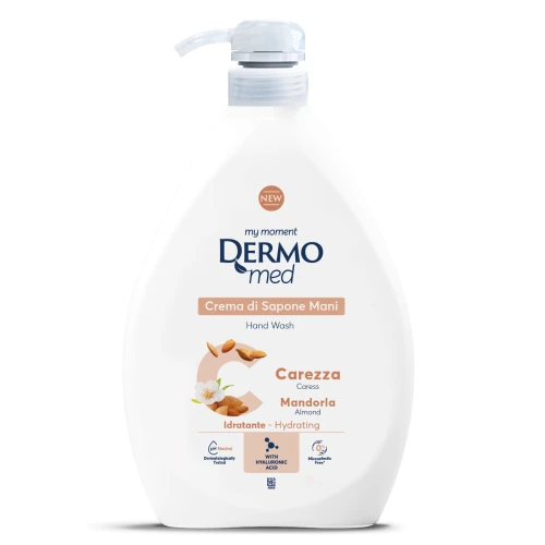 Dermomed Carezza Mandorla 600ml mydło w płynie z migdałami, nawilżające i łagodzące