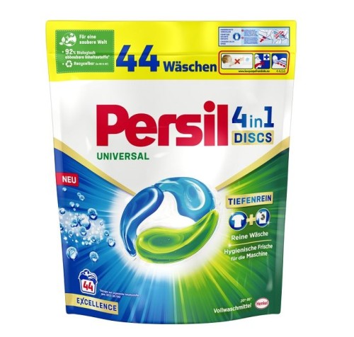 Persil Universal 4w1 44 kapsułki – niemieckie kapsułki do prania uniwersalnego, skuteczność, świeżość i ochrona tkanin