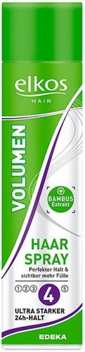 ELKOS Volumen 4 400ml niemiecki lakier do włosów