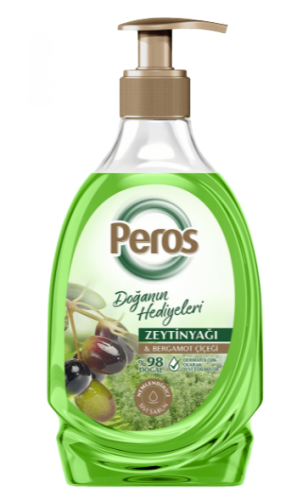 Peros Olive Bergamot 392 ml – tureckie mydło w płynie o zapachu oliwki i bergamotki