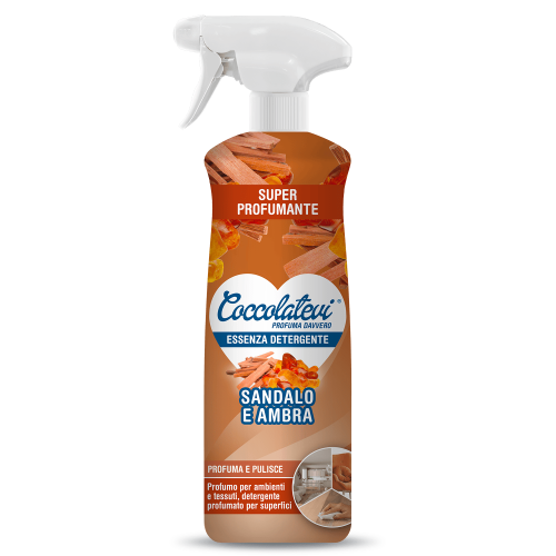 Coccolatevi Sandalo Ambra 750 ml – włoski uniwersalny płyn czyszczący o zapachu sandałowca i ambry