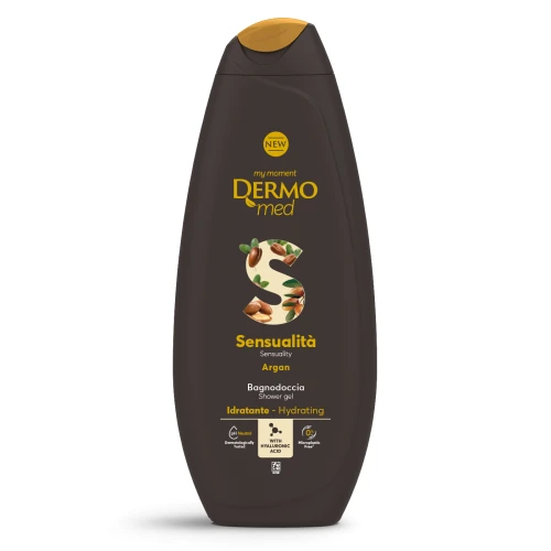 Dermomed Sensualita Argan 750ml żel pod prysznic, z olejkiem arganowym, nawilżający i odżywiający