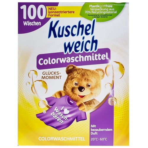 Kuschelweich Glucksmoment 100 prań 5kg niemiecki proszek do prania kolorów perfumowany