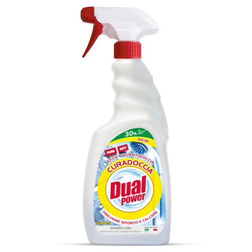 Dual Power Curadoccia 500 ml – włoski płyn do czyszczenia kabin prysznicowych i łazienek