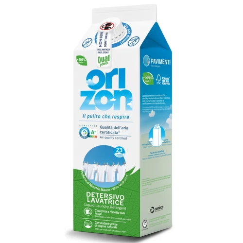 Dual Power Orizon Muschio Bianco 2760ml – ekologiczny żel do prania z Włoch w kartonie