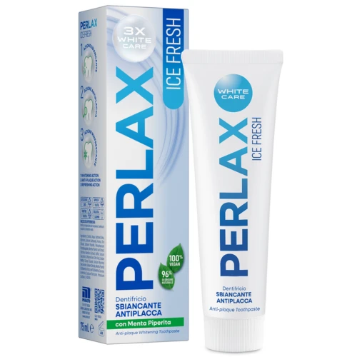 Perlax Ice Fresh 75ml pasta do zębów, odświeżający i wybielający efekt