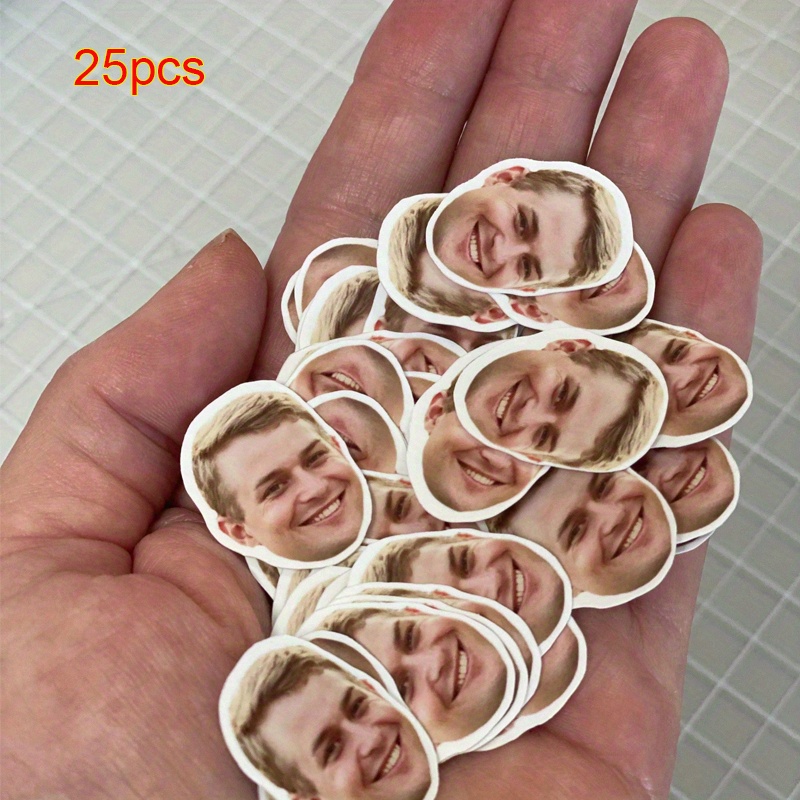 TEMU Spersonalizowane Naklejki na i Głowę, Kreatywne Akcesoria Domowe, Dekoracje na Imprezy, Nadają się do Samochodów, Ścian, Szafek, Biurek, Kubków,