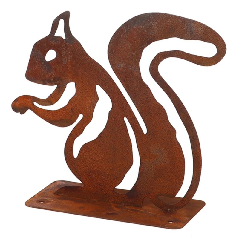 Wiewiórka metalowa dekoracja h20,1 cm