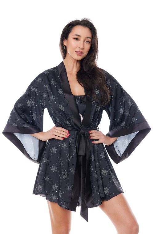 Peniuar Aster Robe Black