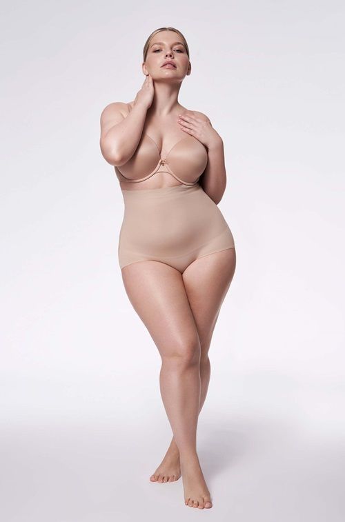 Figi 241 Basic High-Waist Panty Naturalne