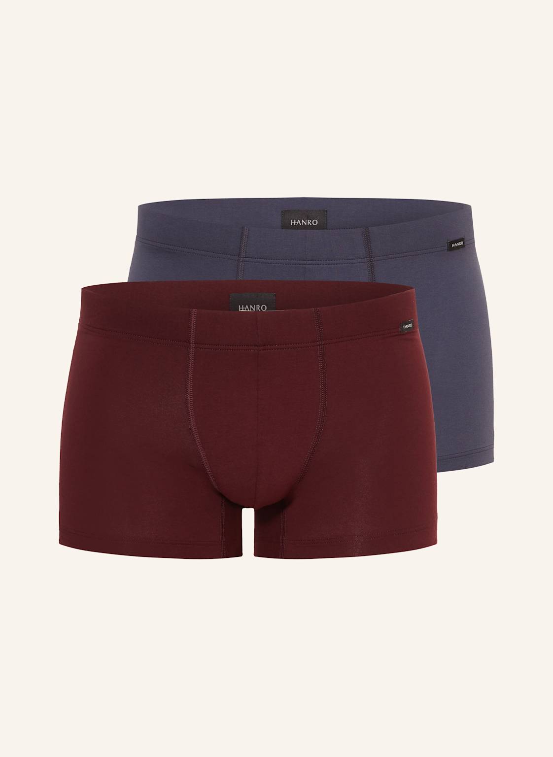 Hanro Bokserki Cotton Essentials, 2 Szt. blau