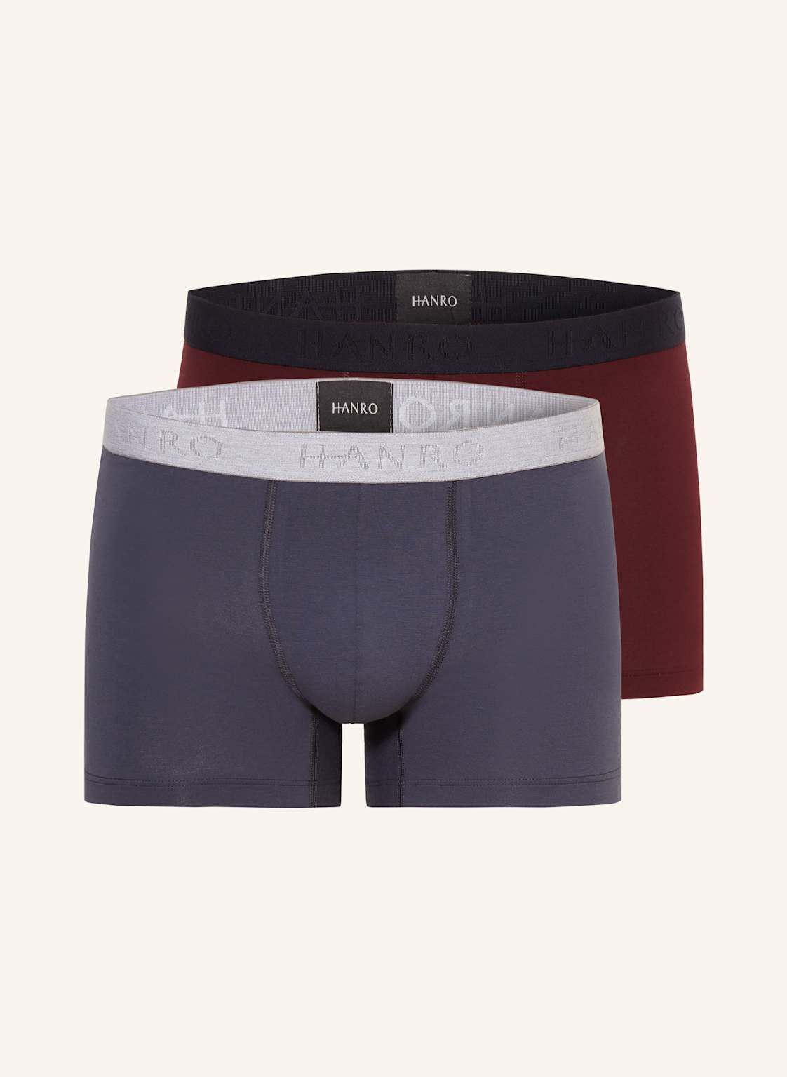 Hanro Bokserki Cotton Essentials, 2 Szt. blau