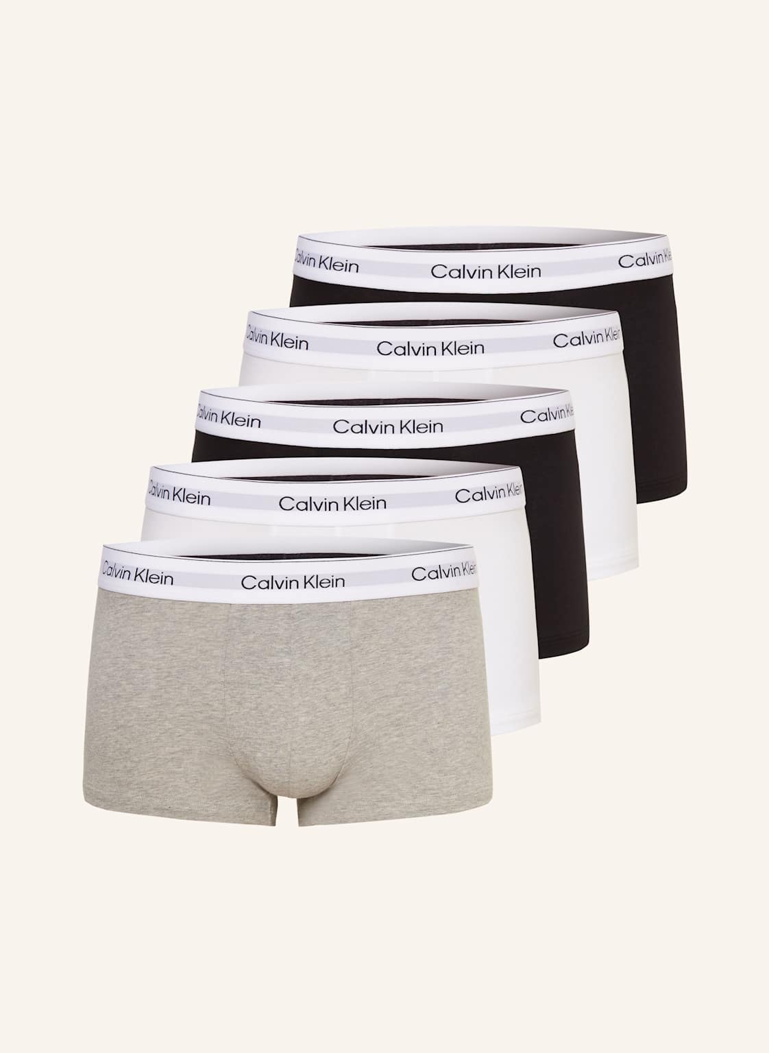 Calvin Klein Bokserki Icon Cotton Stretch Low Rise, 5 Szt. weiss