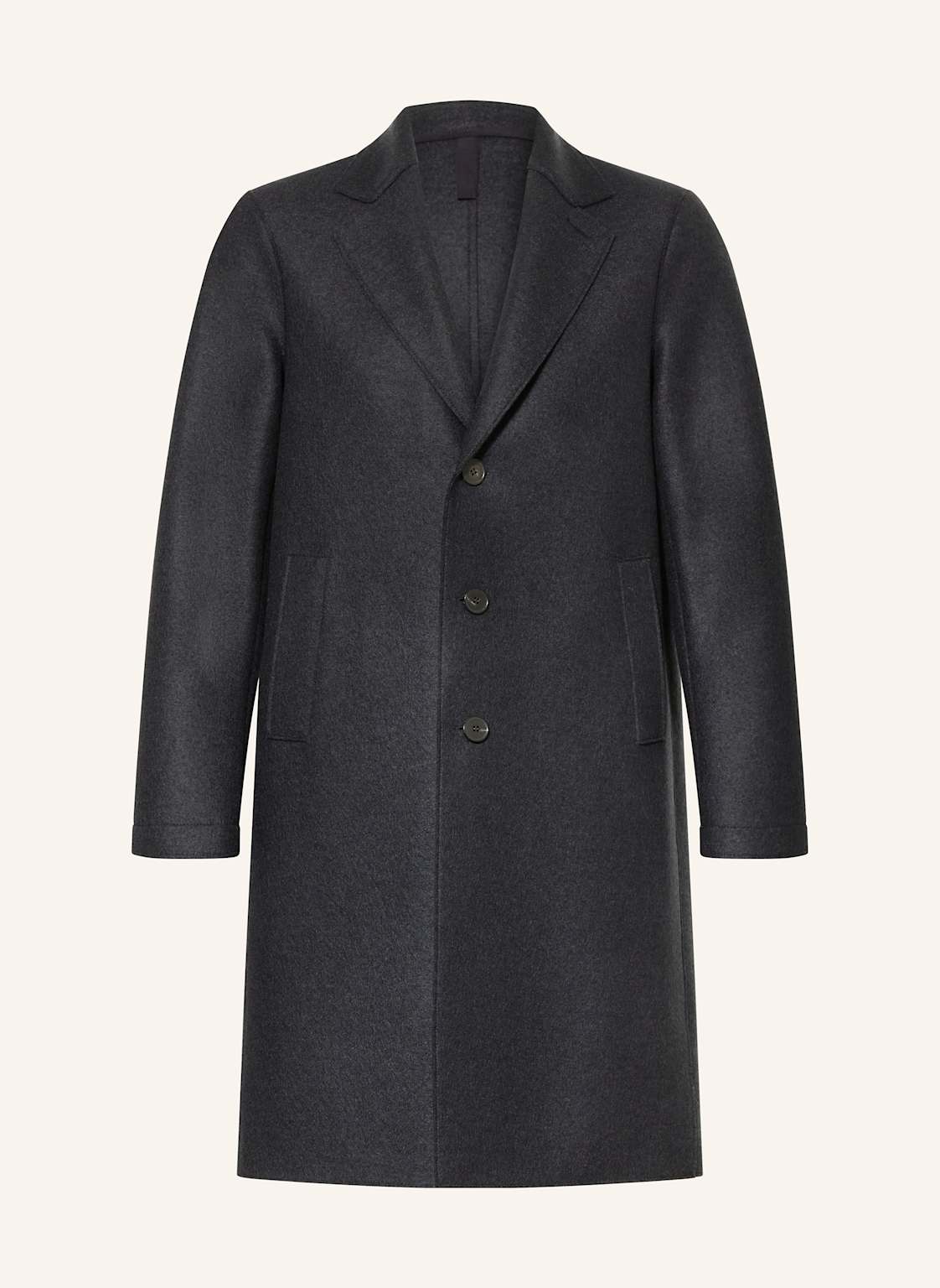 Harris Wharf London Płaszcz Wełniany blau