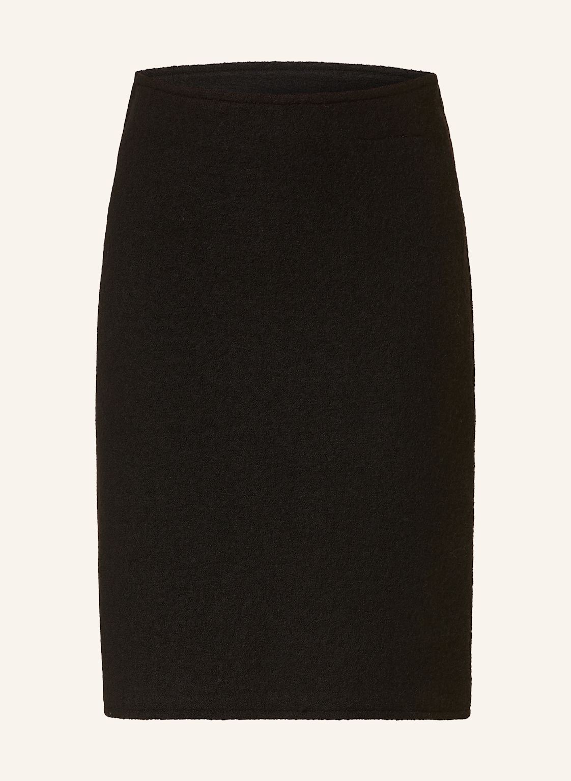 Selected Femme Spódnica Bouclé schwarz