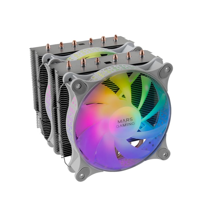 Mars Gaming MCPU-XT Procesor Chłodnica cieczy all-in-one 12 cm Biały 1 szt.