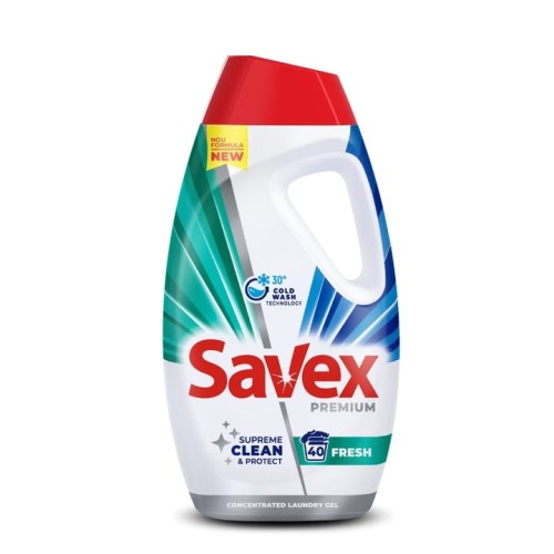 Savex Premium Fresh 1,8 L – luksusowy płyn do prania o intensywnym, świeżym zapachu