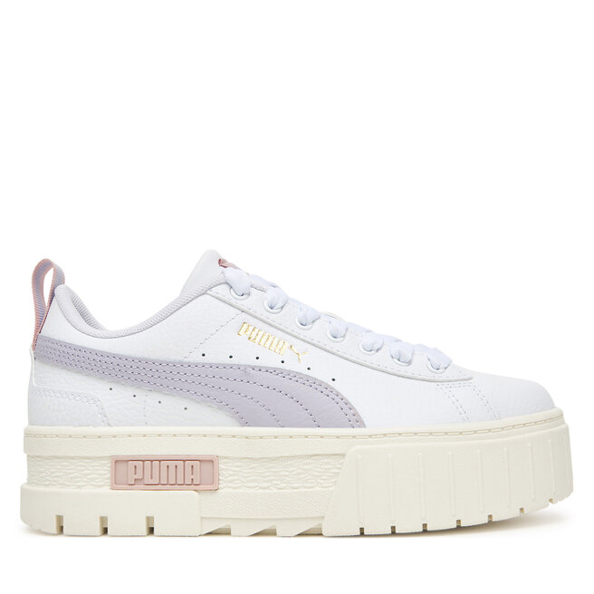 Sneakersy Puma Mayze Lth Jr 384527 33 Biały