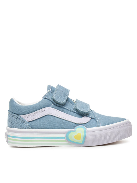 Vans Tenisówki Old Skool V Heart VN000D4DCFL1 Niebieski