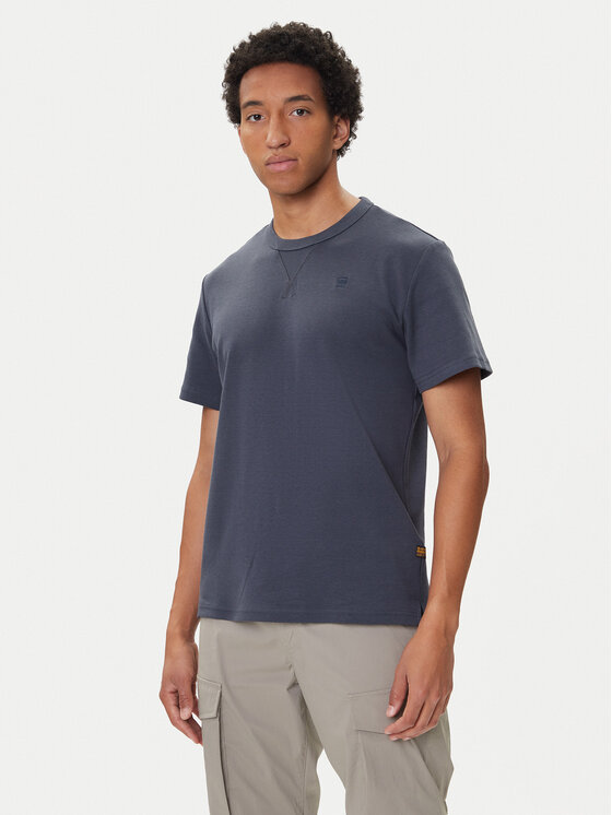 G-Star Raw T-Shirt Nifous D24449-D976 Granatowy Regular Fit