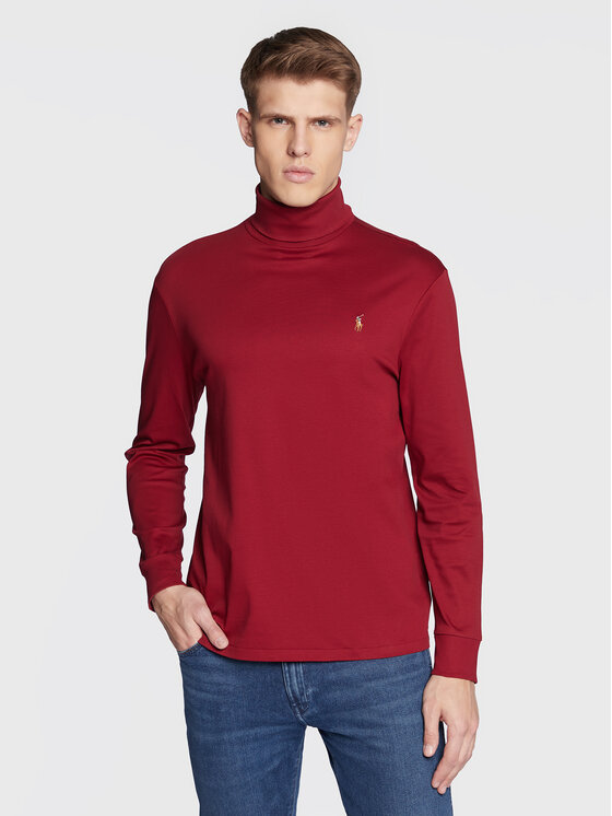 Polo Ralph Lauren Golf 710760126013 Bordowy Regular Fit