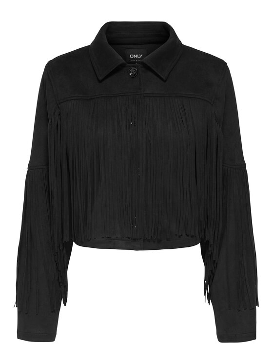 ONLY Kurtka z imitacji skóry Diane 15354896 Czarny Regular Fit