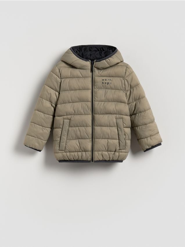 Reserved - Dwustronna kurtka - beżowy