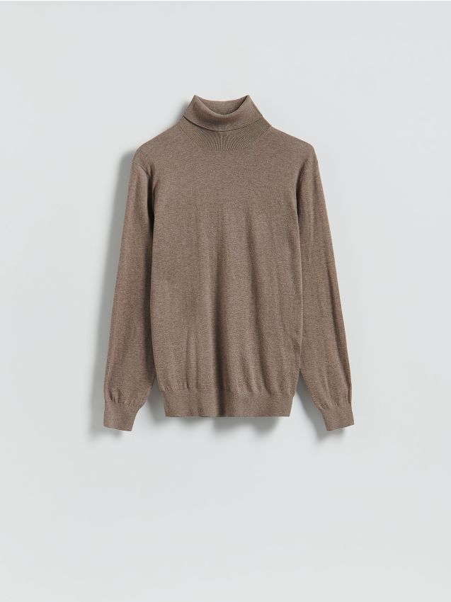 Reserved - Sweter z domieszką kaszmiru - beżowy