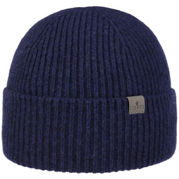 Czapka z Mankietem Uni Merino by Lierys, ciemnoniebieski, One Size