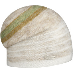 Czapka Beanie Savonja Soft Headsock by Seeberger, beżowo-zielony, One Size