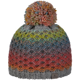 Czapka z Pomponem Elvara by Lierys, szary, One Size