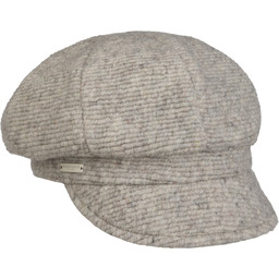 Czapka Kaszkiet Davena by Seeberger, jasnoszary, One Size