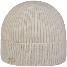 Czapka z Mankietem Sporty Kaszmir by Seeberger, jasnobeżowy, One Size