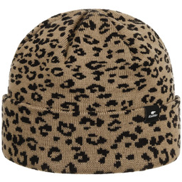 Czapka Dzianinowa Banto Leo by Eisbär, beżowo-czarny, One Size