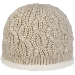 Czapka Dzianinowa Landesta by Seeberger, jasnobeżowy, One Size